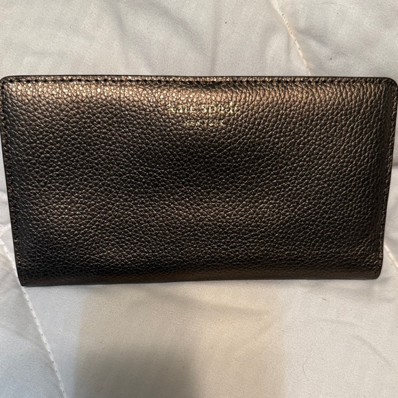 kate spade Handbags - Kate Spade Metallic Leather Wallet